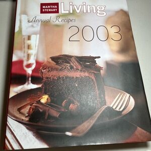 Martha Stewart Living 2003 Cookbook Hard Cover